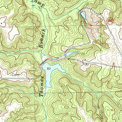United States Geological Survey Colonial Beach South, VA-MD (1968, 24000-Scale) digital map