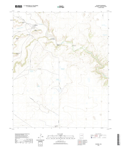 United States Geological Survey Colonias, NM (2020, 24000-Scale) digital map