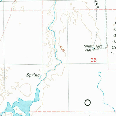 United States Geological Survey Colony Ranch, OR (1981, 24000-Scale) digital map