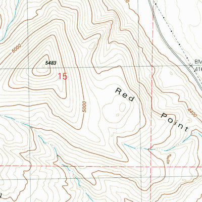 United States Geological Survey Colony Ranch, OR (1981, 24000-Scale) digital map