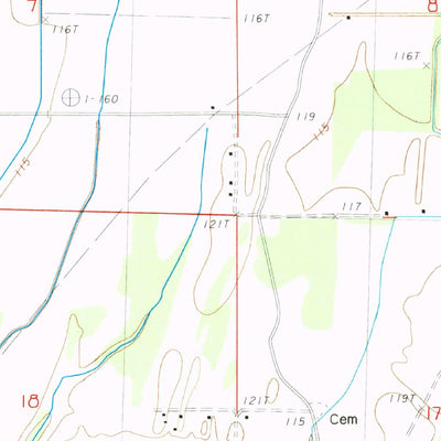 United States Geological Survey Colony Town, MS (1983, 24000-Scale) digital map