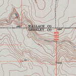 United States Geological Survey Colony Township NW, CO-KS (1969, 24000-Scale) digital map
