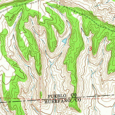 United States Geological Survey Colorado City, CO (1969, 24000-Scale) digital map