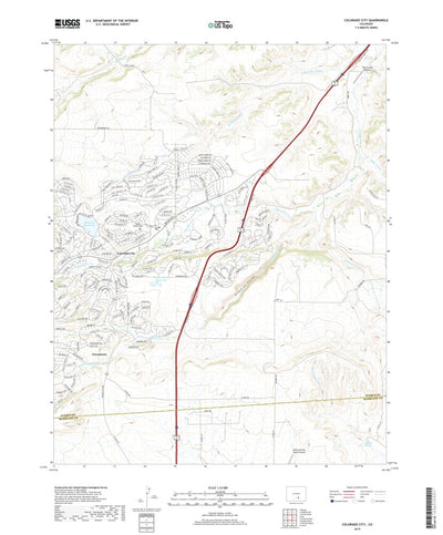 United States Geological Survey Colorado City, CO (2019, 24000-Scale) digital map