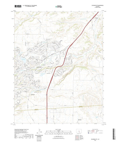United States Geological Survey Colorado City, CO (2022, 24000-Scale) digital map