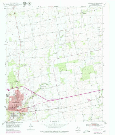 United States Geological Survey Colorado City, TX (1952, 24000-Scale) digital map