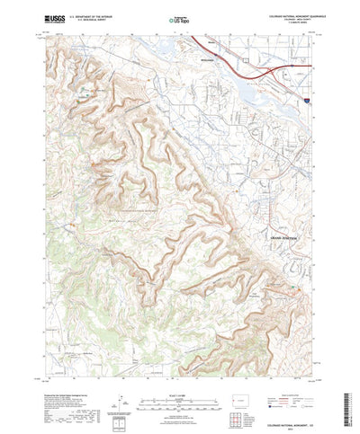 United States Geological Survey Colorado National Monument, CO (2023, 24000-Scale) digital map