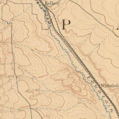 United States Geological Survey Colorado Springs, CO (1893, 125000-Scale) digital map