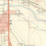 United States Geological Survey Colorado Springs, CO (1950, 24000-Scale) digital map