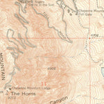 United States Geological Survey Colorado Springs, CO (1950, 24000-Scale) digital map