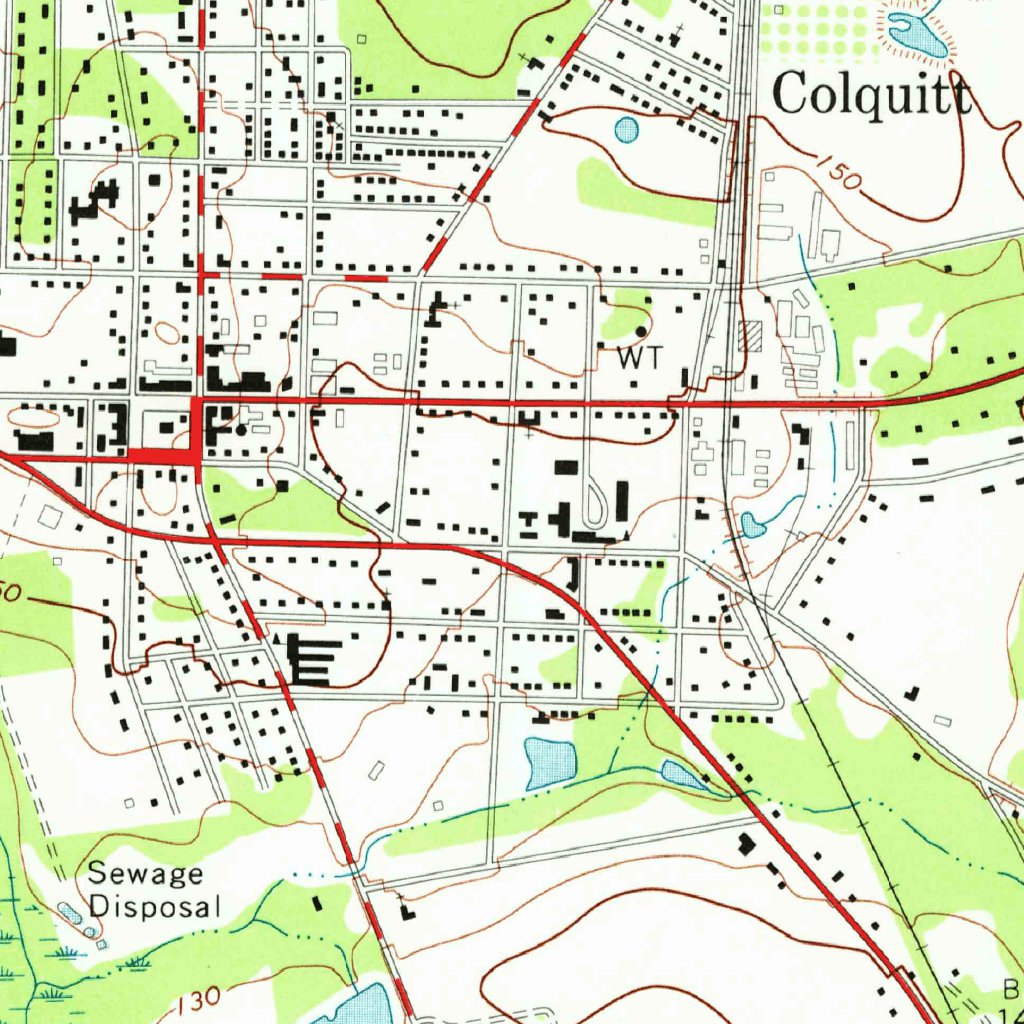 Topo Map Cohutta Georgia - 1:24000 Scale 7.5x7.5 Minute Historical 1982 ...