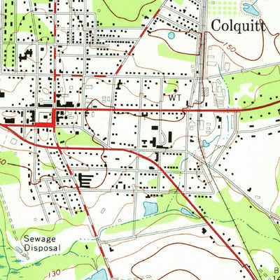 United States Geological Survey Colquitt, GA (1974, 24000-Scale) digital map