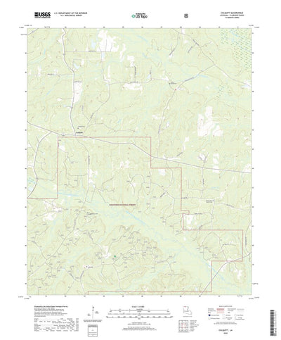 United States Geological Survey Colquitt, LA (2020, 24000-Scale) digital map