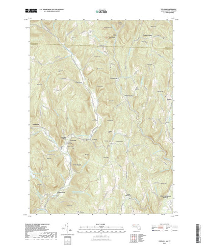 United States Geological Survey Colrain, MA (2021, 24000-Scale) digital map