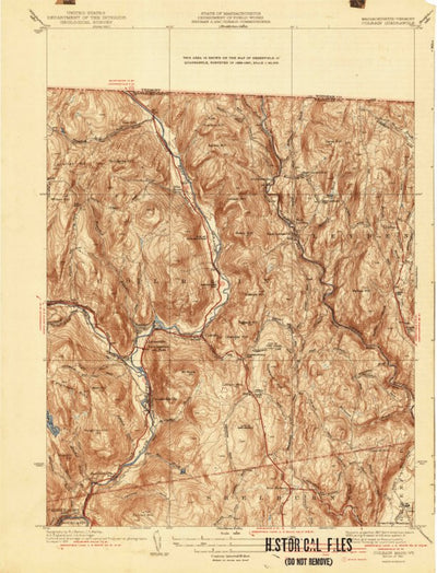 United States Geological Survey Colrain, MA-VT (1941, 31680-Scale) digital map