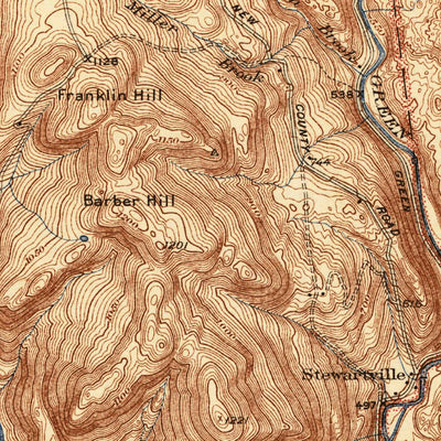 United States Geological Survey Colrain, MA-VT (1941, 31680-Scale) digital map