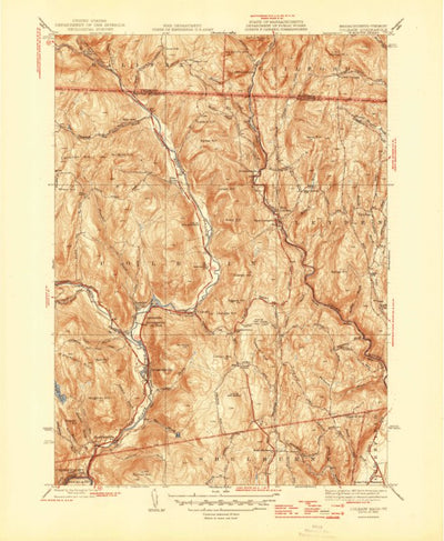 United States Geological Survey Colrain, MA-VT (1946, 31680-Scale) digital map