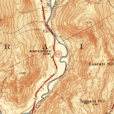United States Geological Survey Colrain, MA-VT (1946, 31680-Scale) digital map