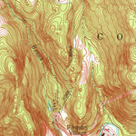 United States Geological Survey Colrain, MA-VT (1977, 24000-Scale) digital map