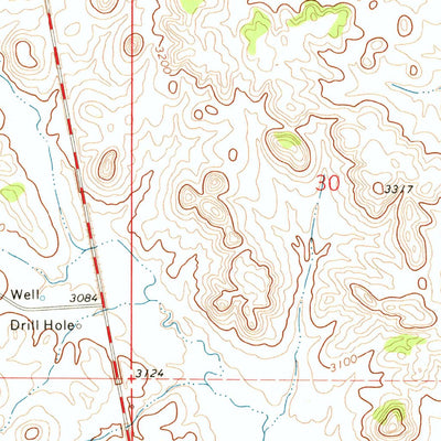 United States Geological Survey Colstrip SE, MT (1971, 24000-Scale) digital map