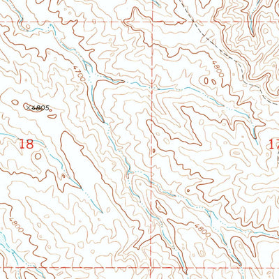 United States Geological Survey Colter Draw, WY (1970, 24000-Scale) digital map