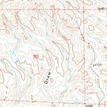 United States Geological Survey Colter Draw, WY (1970, 24000-Scale) digital map