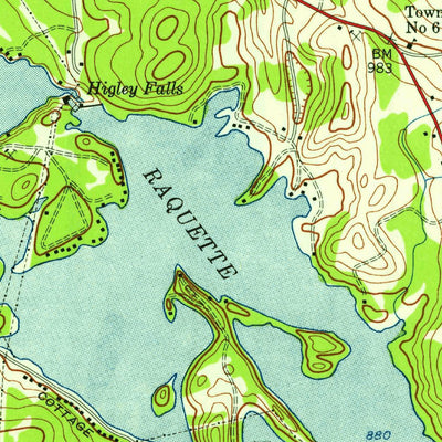 United States Geological Survey Colton, NY (1943, 24000-Scale) digital map