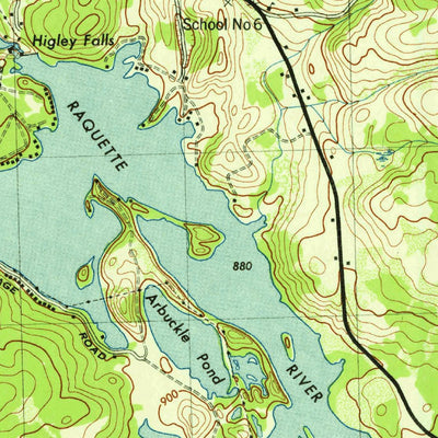United States Geological Survey Colton, NY (1943, 31680-Scale) digital map