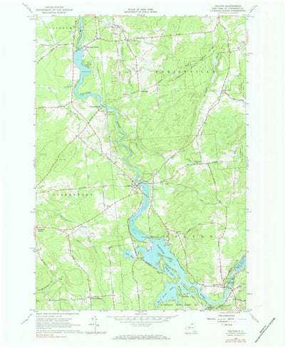 United States Geological Survey Colton, NY (1964, 24000-Scale) digital map
