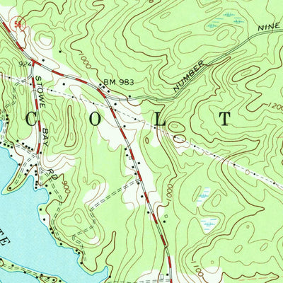 United States Geological Survey Colton, NY (1964, 24000-Scale) digital map