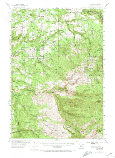 United States Geological Survey Colton, OR (1955, 62500-Scale) digital map