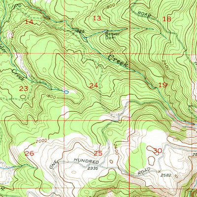 United States Geological Survey Colton, OR (1955, 62500-Scale) digital map