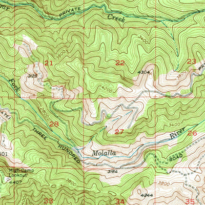 United States Geological Survey Colton, OR (1955, 62500-Scale) digital map
