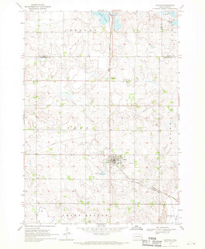 United States Geological Survey Colton, SD (1968, 24000-Scale) digital map