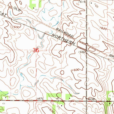 United States Geological Survey Colton, SD (1968, 24000-Scale) digital map