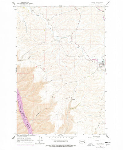 United States Geological Survey Colton, WA (1964, 24000-Scale) digital map