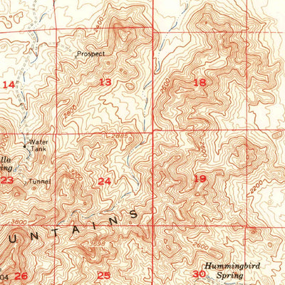 United States Geological Survey Colton Well, CA (1956, 62500-Scale) digital map