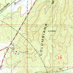 United States Geological Survey Columbia, AL-GA (1980, 24000-Scale) digital map