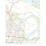 United States Geological Survey Columbia Bottom, MO (2021, 24000-Scale) digital map