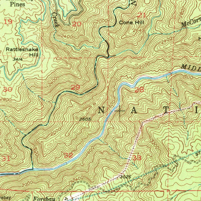 United States Geological Survey Columbia, CA (1948, 62500-Scale) digital map