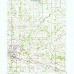 United States Geological Survey Columbia City, IN (1965, 24000-Scale) digital map