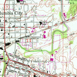 United States Geological Survey Columbia City, IN (1965, 24000-Scale) digital map
