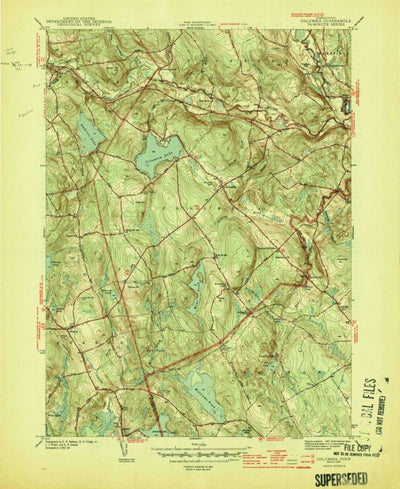 United States Geological Survey Columbia, CT (1944, 31680-Scale) digital map