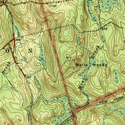 United States Geological Survey Columbia, CT (1944, 31680-Scale) digital map
