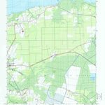 United States Geological Survey Columbia East, NC (1998, 24000-Scale) digital map