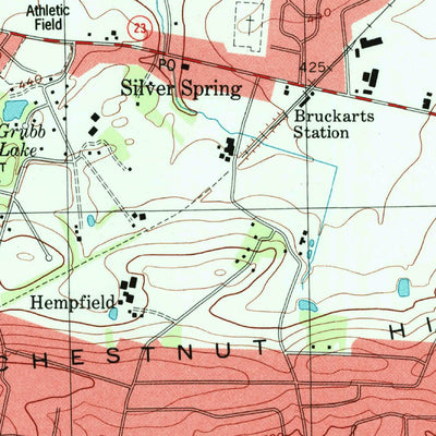 United States Geological Survey Columbia East, PA (1997, 24000-Scale) digital map