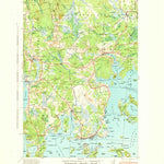 United States Geological Survey Columbia Falls, ME (1942, 62500-Scale) digital map