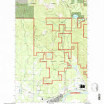 United States Geological Survey Columbia Falls North, MT (1994, 24000-Scale) digital map