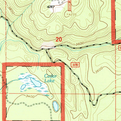 United States Geological Survey Columbia Falls North, MT (1994, 24000-Scale) digital map