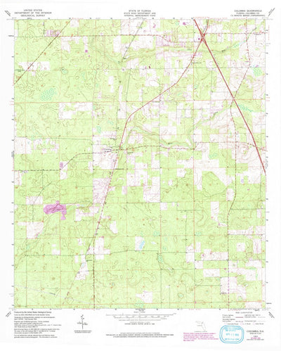 United States Geological Survey Columbia, FL (1963, 24000-Scale) digital map